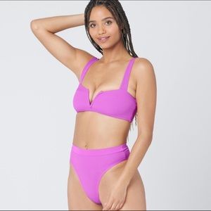 NEW L*Space Ribbed Frenchi Bikini Bottom